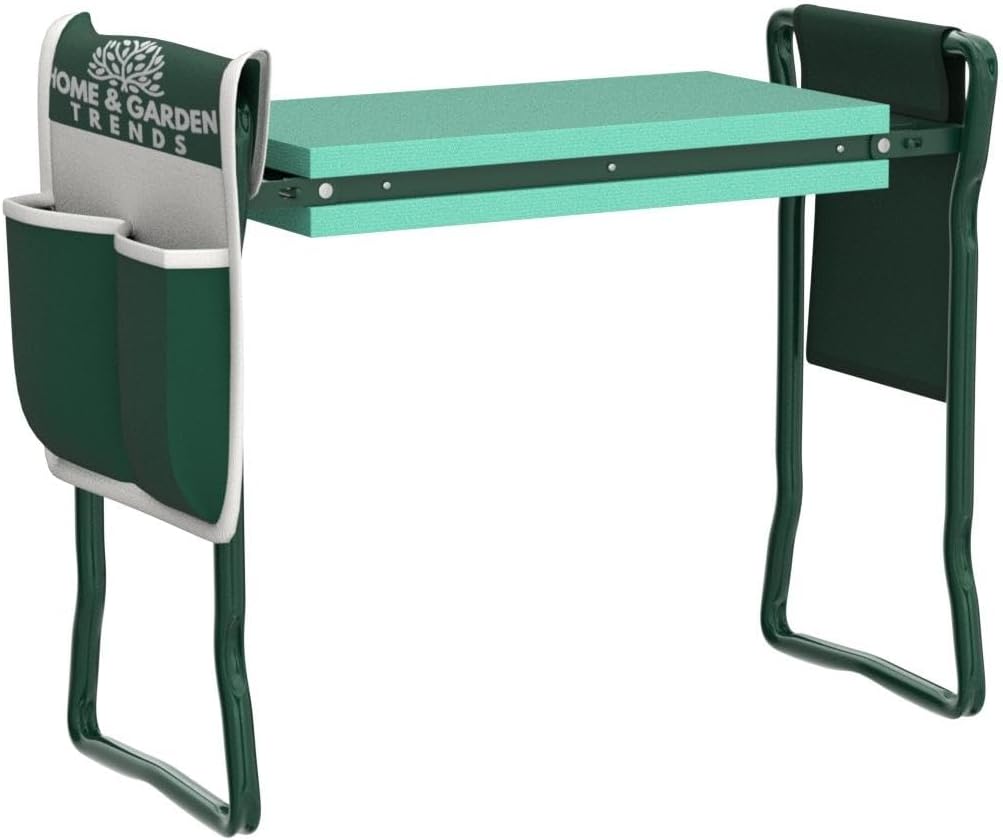 H> Garden Kneeler and Seat, Foldable Garden Stool Heavy Duty Gardening Bench for Kneeling and Sitting to Prevent Knee & Back Pain, Great Gardening Gifts for Women, Grandparents, Seniors, Mom & Dad - Image 5