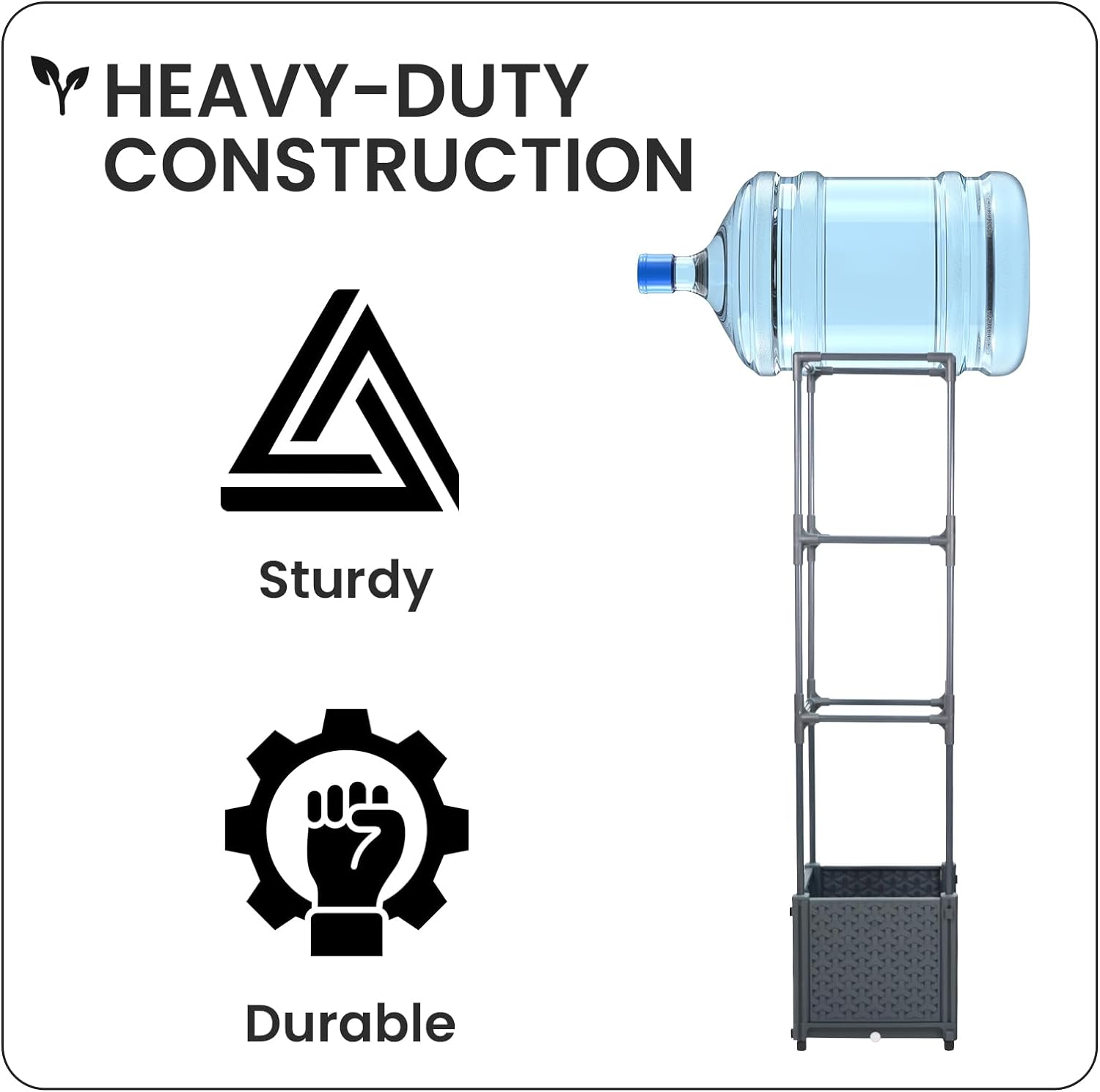 DXront Raised Garden Bed with Tomato Planter Box Trellis - Image 2