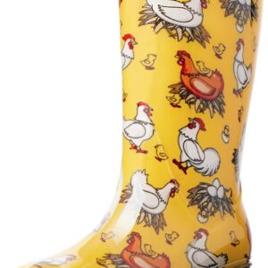 HISEA Women's Rain Boots Waterproof Mid Calf Garden Boots for Women